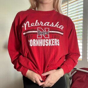 Vintage Nebraska Cornhuskers Long Sleeve Shirt (L)